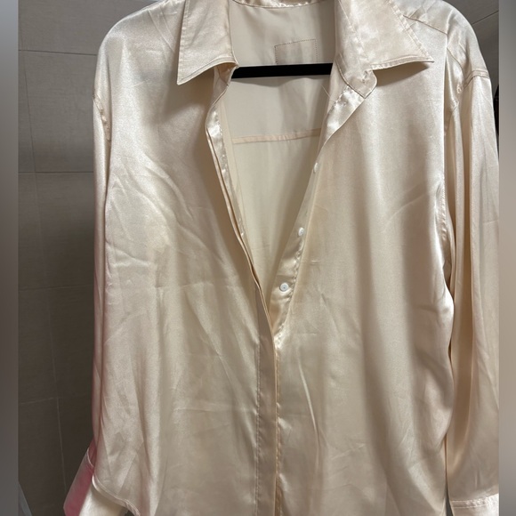 Daily Drills Silk Button Down - Picture 3 of 6